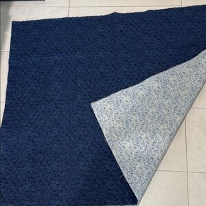 Reversible quilted fabric